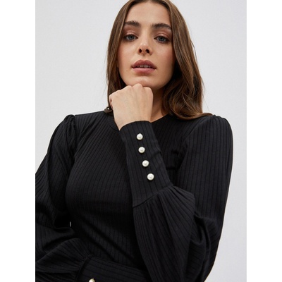 Moodo Черна дамска блуза Moodo Moodo | Cheren | ЖЕНИ | XS