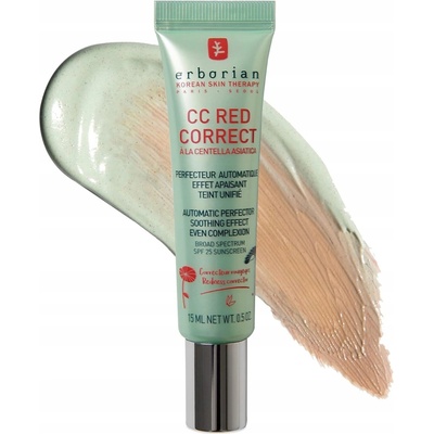 Erborian CC Red Correct Automatic Perfector SPF25 cc krém pro neutralizaci zarudnutí pleti 15 ml