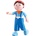 HABA Пластмасова кукла Haba - Греъм, 10 cm (300516)