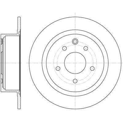 Brzdový kotúč REMSA 61530.00