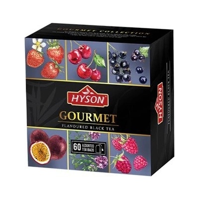 Hyson Gourmet černá kolekce 60 sáčků, černý čaj 90 g