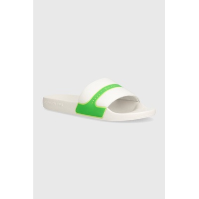 Calvin Klein Jeans Чехли Calvin Klein Jeans SLIDE NEOPRENE SNAP в бяло YM0YM00960 (YM0YM00960)