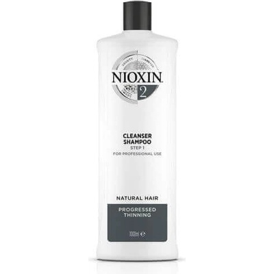 Nioxin Čistiaci šampón pre jemné výrazne rednúce prírodné vlasy System 2 (Shampoo Cleanser System 2) 300 ml)