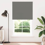 vidaXL Ролкова щора Blackout Сив 125x230 cm Ширина на плата 121, 6cm (4011211)