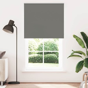 vidaXL Ролкова щора Blackout Сив 125x230 cm Ширина на плата 121, 6cm (4011211)