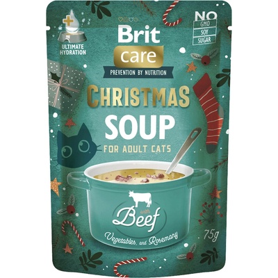Brit Care Cat Vánoční polévka hovadzie 75 g
