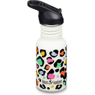 Klean Kanteen Детска бутилка за вода Klean kanteen Kid's Classic Narrow Flip Sport Water bottle - Leopard Print - размер 355 ml (533-2200-0411)