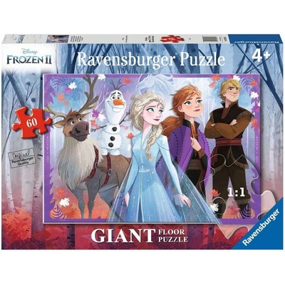 RAVENSBURGER Obrovské podlahové Ľadové kráľovstvo 60 dielov