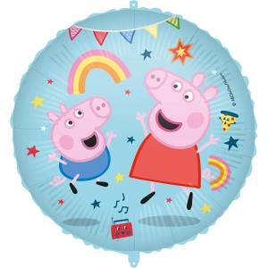 Procos Балон от фолико - Peppa Pig син кръг 46 см