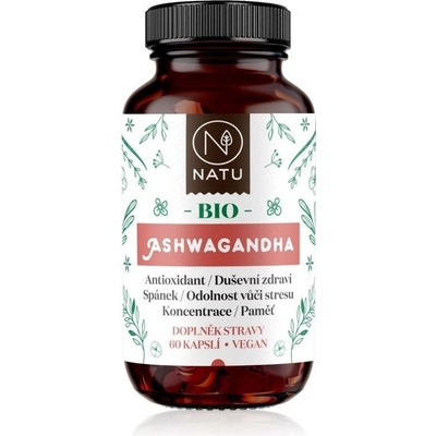 Natu Ashwagandha BIO 60 kapsúl