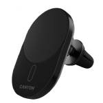 CANYON Зарядно за кола Canyon - OnGrip 105, USB-C/USB-C, 15W, Qi2, черно (CNS-CCH105B)