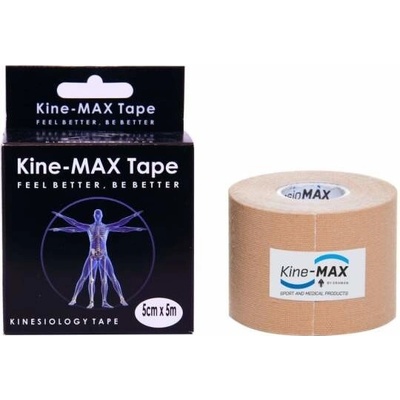 KINE-MAX Classic kinesiology tape bežová 5 cm x 5 m