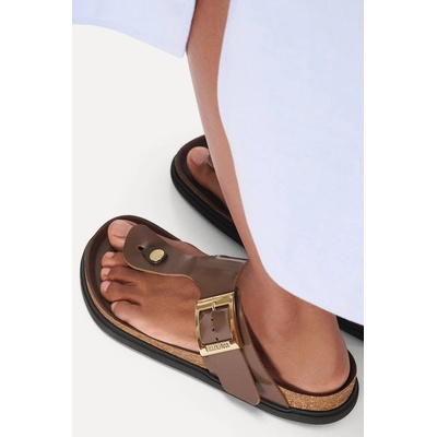 Birkenstock Кожени джапанки Birkenstock Gizeh Droplet Buckle (1031838)