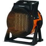 Handy Вентилатор с керамичен нагревател 1000/2000w/230v оранжев/черен (lc4092)
