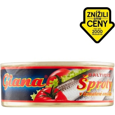 Giana Baltické šproty v paradajkovej omáčke 240 g