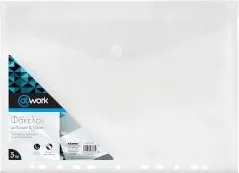 @Work Джоб с копче и европерфорация А4 5 броя