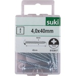 Suki ВИНТ ЗА ДЪРВО 4x40 ММ suki 8 БРОЯ (4004575538179)