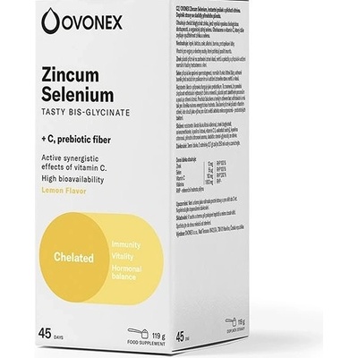 Ovonex Zinek Selen citrónová příchuť 119 g