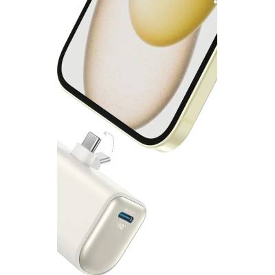 Безжична powerbank Anker Nano 5000mAh, 20W бяла (586418)