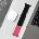 BlackBird Каишка за Iwatch LITCHI Black Pink 42/44/45/46/49 mm BH1804 (BH1804)