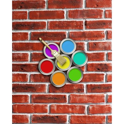 Stamp Set 3 farieb Tehla Classic 3 kg čierna 010, biela 1000, tehlovo červená 385