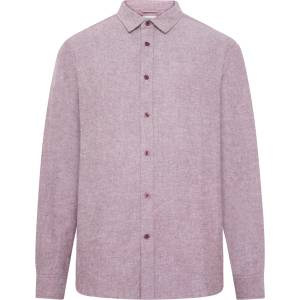 KnowledgeCotton Apparel Мъжка риза с копчета Knowledgecotton apparel Regular Fit Heavy Twill Flannel Shirt - Fig - размер 3XL (033-2930-0216)