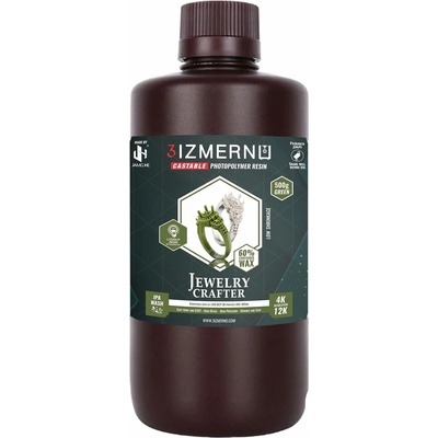 3izmerno / jamg he Фотополимерна Смола 3IZMERNO Jewelry Crafter UV Resin 405nm за Леене на Бижута с 60% Восък / 500g