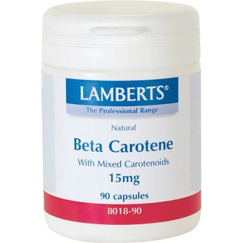 LAMBERTS ЛАМБЕРТС БЕТА КАРОТИН 15 МГ. 90 КАП. / lamberts natural beta carotene 15mg 90caps
