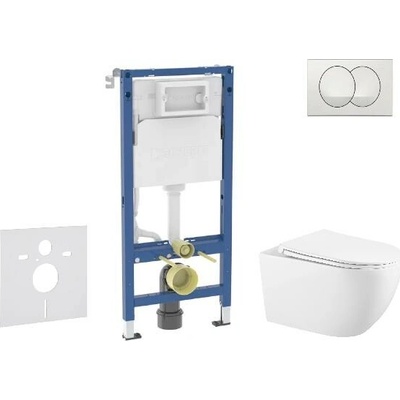 Geberit Duofix s tlačidlom Delta SANI11CA3143B