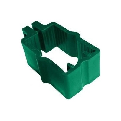 Úchyt panelu PVC Pilofor ke sloupku 60x40mm; Zelený