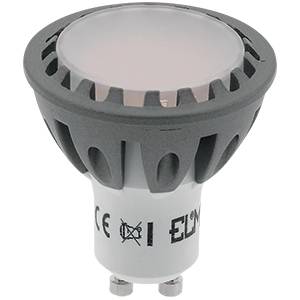 ELMARK Led ЛАМПА led50smd2835 5.5w gu10 230v ТОПЛО БЯЛ (99led416)