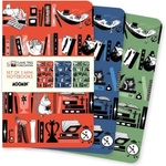 Flame Tree Publishing Moomin Bookshelves Set of 3 Mini Notebooks | FLAME TREE