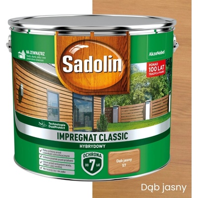 Sadolin Klasický hybridní impregnační nátěr na dřevo Světlý dub 9L