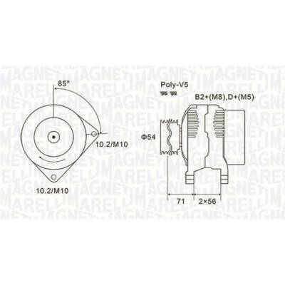 generátor MAGNETI MARELLI 063731833010