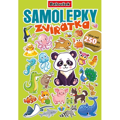 Samolepkový sešit zvířátka