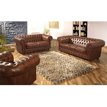 AV interiery Chesterfield Windsor kůže K-215
