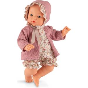 Asi Dolls Кукла-бебе Asi Dolls - Коке, с нежен комплект в ягодово розово, 36 cm (408360)