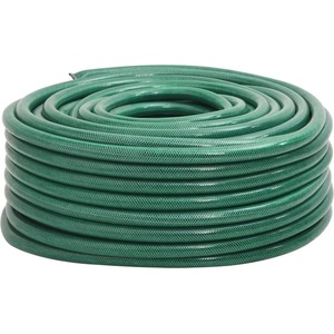 vidaXL Градински маркуч зелен 1" 100 м PVC (154392)