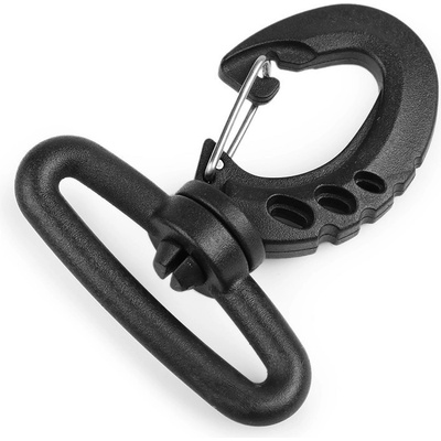 Prima-obchod Plastová karabina průvlek 25; 30; 40; 50 mm, barva 3 (40 mm) černá