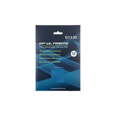 GELID GP-ULTIMATE 120Г-120 THERMAL PAD, Single Pack (1pc included): 3 mm, Density (g/cm3): 3.2, Size (mm): 120 x 120, Thermal Conductivity (W/mK): 15 (TP-GP04-S-E)