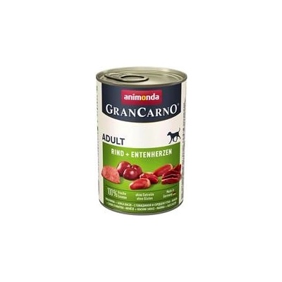 Animonda Gran Carno Adult hovädzie & kačacie srdiečka 12 x 400 g