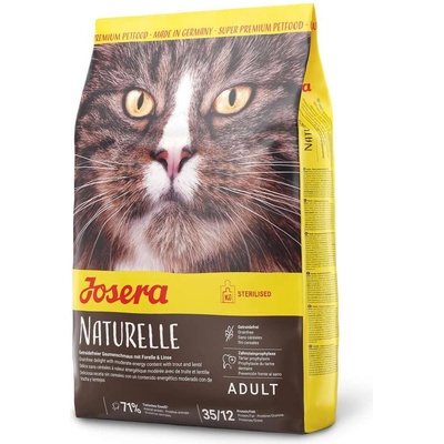 Josera Cat Naturelle - Пълноценна суха храна за израснали котки с пилешко, 2 кг