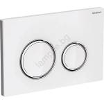 Geberit 115.884. SI. 1-Бутон за промиване Sigma50 24, 6x16, 4 см бял/лъскав хром (GB0048)