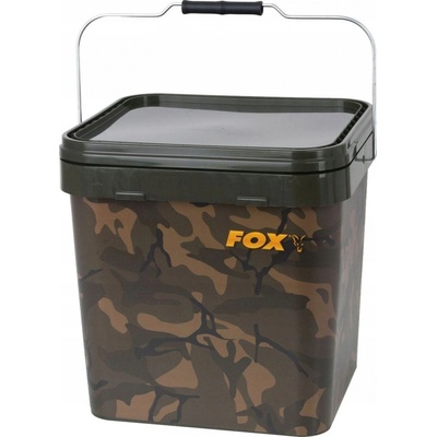 Kbelík Fox Camo Square Bucket 17 l vícebarevný s víkem
