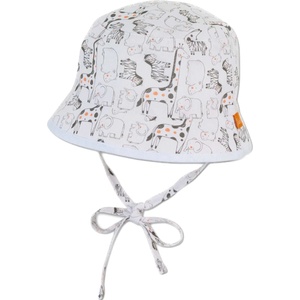 Sterntaler Двулицева детска шапка с UV 50+ защита Sterntaler - С животни, 47 cm, 9-12 месеца (1502352-500) - baby