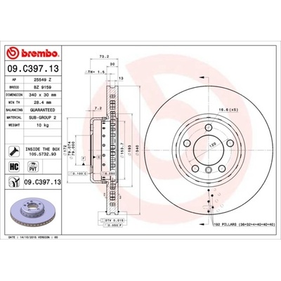 BREMBO 09.C397.13