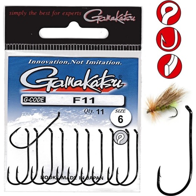 Gamakatsu F11 Hook vel.18 13 ks