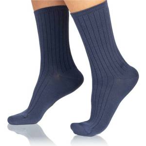 Bellinda FANCY RIB MODAL SOCKS - Дамски модални чорапи - синя Bellinda | Sin | ЖЕНИ | 35-38
