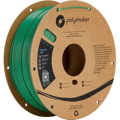 Polymaker PolyLite ASA Green - 1, 75 mm / 1000 g (PF01030)