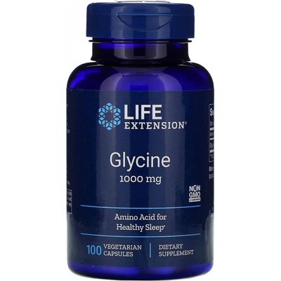 Life Extension Glycín 1000 mg 100 Veg kapsúl